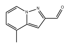 Pyrazolo[1,5-a]pyridine-2-carboxaldehyde, 4-methyl-,1546226-56-5,结构式