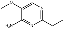 4-Pyrimidinamine, 2-ethyl-5-methoxy- Structure