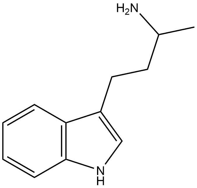 1H-Indole-3-propanamine, α-methyl- Struktur
