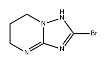 [1,2,4]Triazolo[1,5-a]pyrimidine, 2-bromo-1,5,6,7-tetrahydro- Struktur