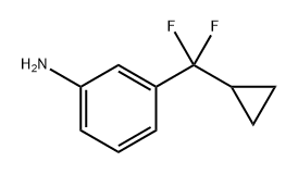 Benzenamine, 3-(cyclopropyldifluoromethyl)- Struktur