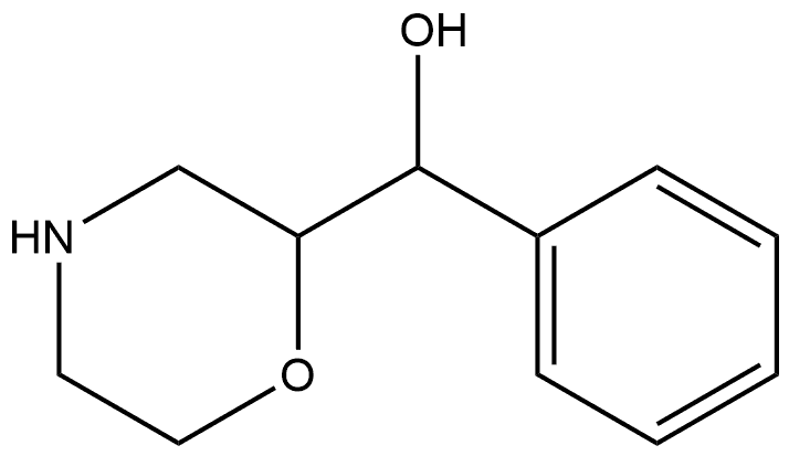 2-Morpholinemethanol, α-phenyl Structure