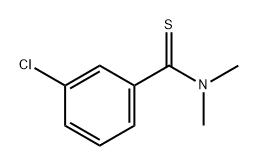 Benzenecarbothioamide, 3-chloro-N,N-dimethyl- Struktur