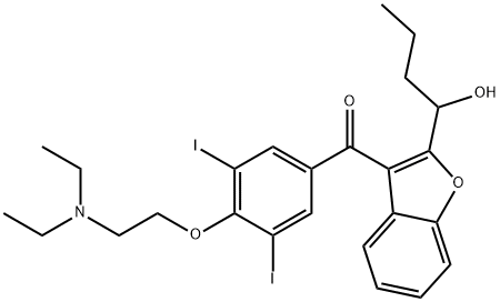Amiodarone Impurity 8 HCl Struktur