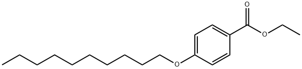 Benzoic acid, 4-(decyloxy)-, ethyl ester,154845-74-6,结构式