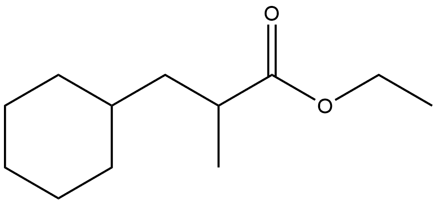 Α-甲基环己烷丙酸乙酯 结构式