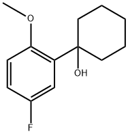 1-(5-氟-2-甲氧基苯基)环己醇,1548851-52-0,结构式