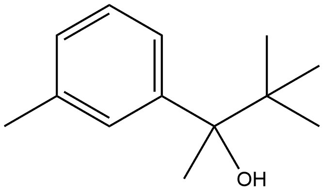 α-(1,1-Dimethylethyl)-α,3-dimethylbenzenemethanol 结构式