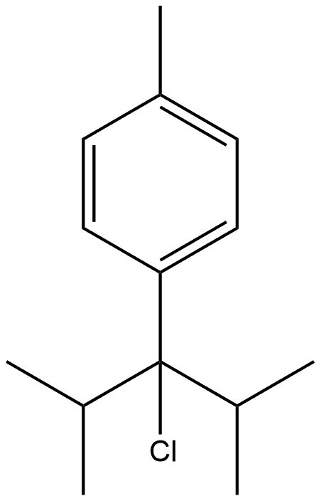 155005-97-3 1-[1-Chloro-2-methyl-1-(1-methylethyl)propyl]-4-methylbenzene