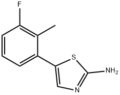 5-(3-Fluoro-2-methylphenyl)thiazol-2-amine Struktur