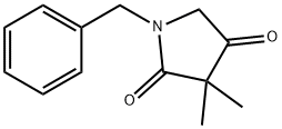 2,4-Pyrrolidinedione, 3,3-dimethyl-1-(phenylmethyl)-,155062-15-0,结构式