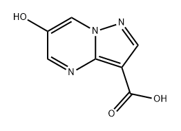 Pyrazolo[1,5-a]pyrimidine-3-carboxylic acid, 6-hydroxy- Structure