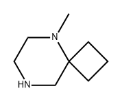 5,8-Diazaspiro[3.5]nonane, 5-methyl- Structure