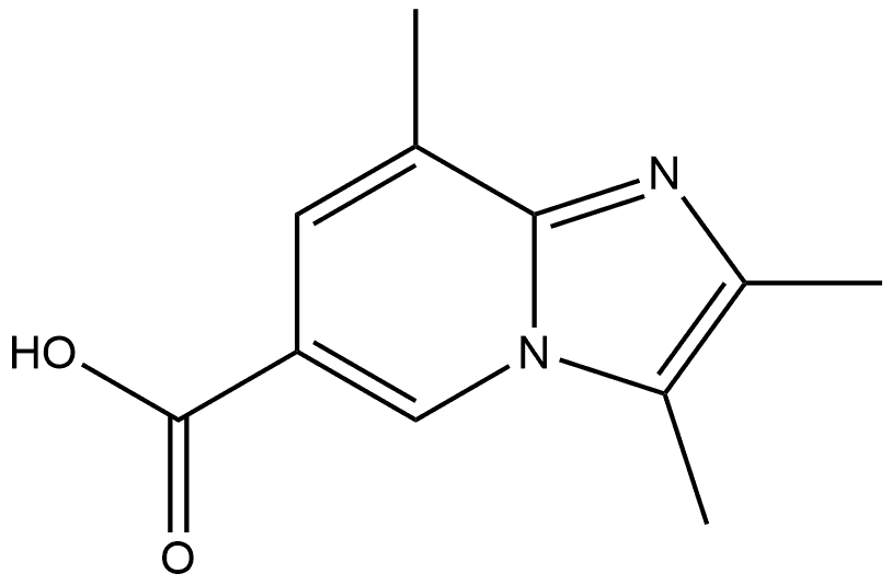 2,3,8-Trimethylimidazo[1,2-a]pyridine-6-carboxylic acid Structure