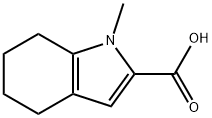 4,5,6,7-Tetrahydro-1-methyl-1H-indole-2-carboxylic acid,1550851-07-4,结构式