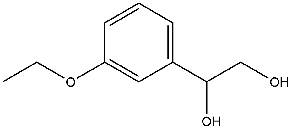 1-(3-Ethoxyphenyl)-1,2-ethanediol Structure