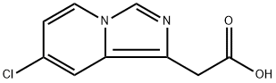 2-(7-氯咪唑并[1,5-A]吡啶-1-基)乙酸, 1550997-78-8, 结构式