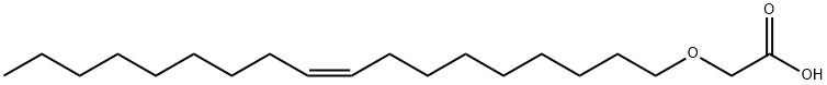 2-[(Z)-9-十八烷氧基]乙酸 结构式