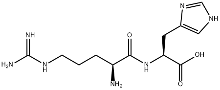 L-Histidine, L-arginyl- Structure