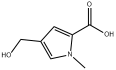 1H-Pyrrole-2-carboxylic acid, 4-(hydroxymethyl)-1-methyl- Struktur