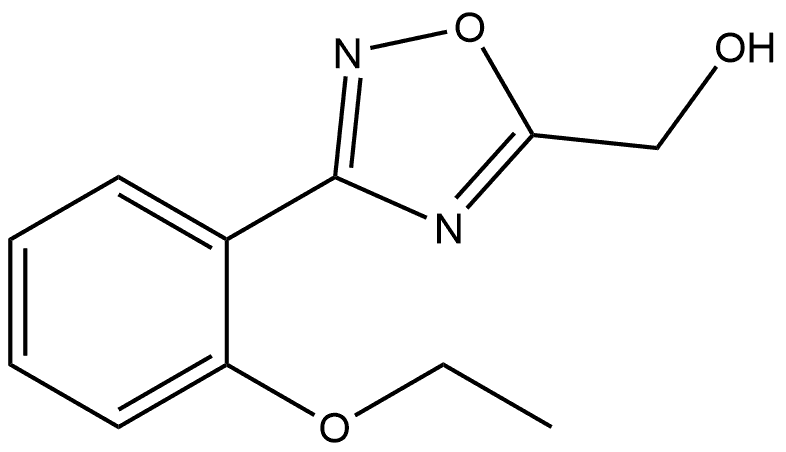 3-(2-Ethoxyphenyl)-1,2,4-oxadiazol-5-yl]methanol Struktur