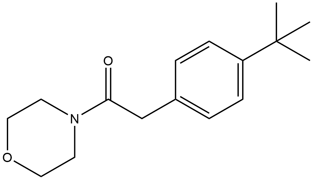 2-[4-(1,1-Dimethylethyl)phenyl]-1-(4-morpholinyl)ethanone,155222-81-4,结构式