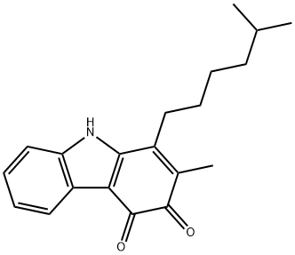 Carbazoquinocin B Struktur