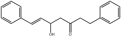 5-Hydroxy-1,7-diphenylhept-6-en-3-one Struktur