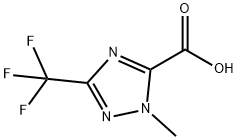 1-甲基-3-(三氟甲基)-1H-1,2,4-三唑-5-羧酸, 1552738-09-6, 结构式