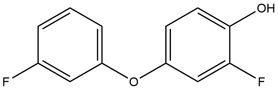 Phenol, 2-fluoro-4-(3-fluorophenoxy)- Struktur