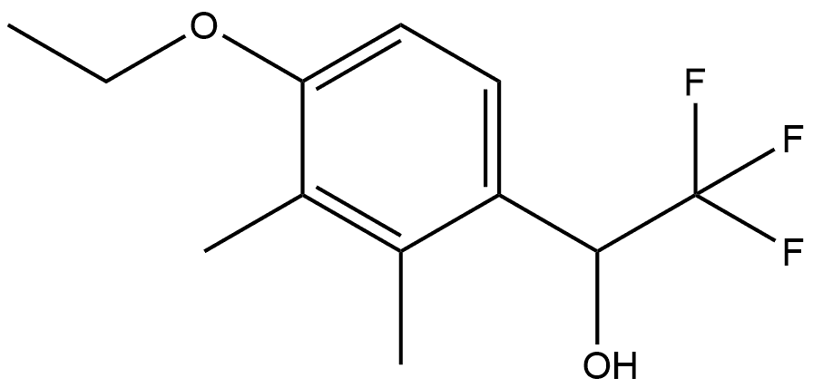 4-Ethoxy-2,3-dimethyl-α-(trifluoromethyl)benzenemethanol,1554323-13-5,结构式