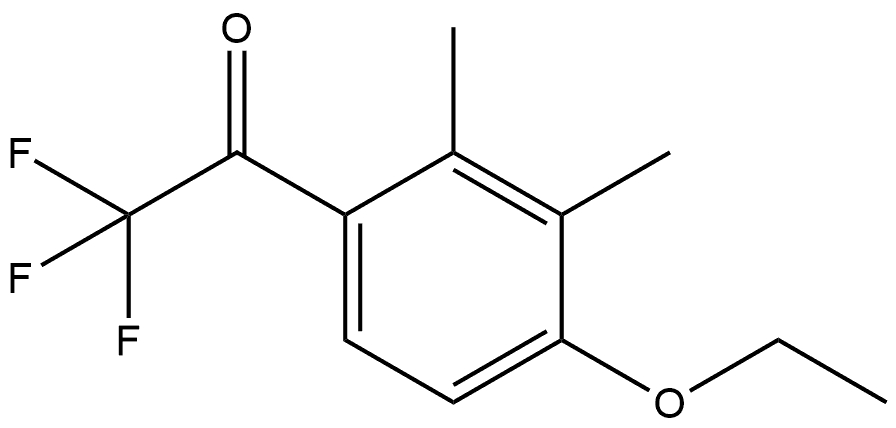1-(4-Ethoxy-2,3-dimethylphenyl)-2,2,2-trifluoroethanone,1554323-17-9,结构式