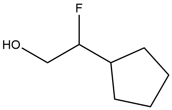 2-cyclopentyl-2-fluoroethan-1-ol Structure