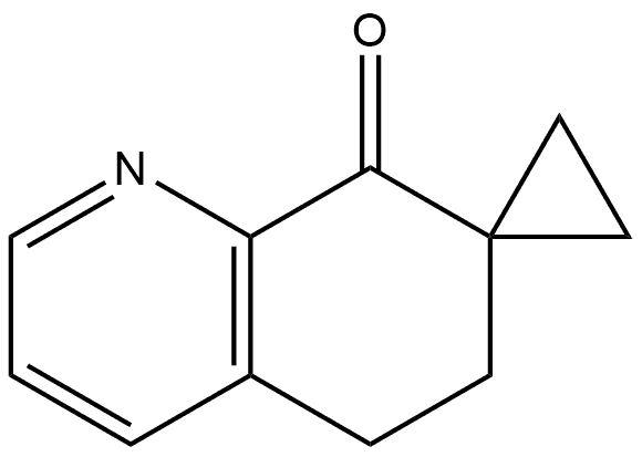 5′,6′-Dihydrospiro[cyclopropane-1,7′(8′H)-quinolin]-8′-one 化学構造式