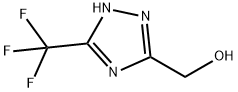 1H-1,2,4-Triazole-3-methanol, 5-(trifluoromethyl)- Struktur