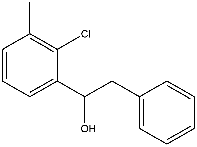 α-(2-Chloro-3-methylphenyl)benzeneethanol Structure