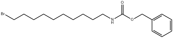Carbamic acid, N-(10-bromodecyl)-, phenylmethyl ester Struktur