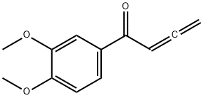 1-(3,4-二甲氧基苯基)-2,3-丁二烯-1-酮,155586-41-7,结构式