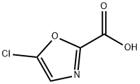 2-Oxazolecarboxylic acid, 5-chloro- Structure