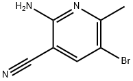 3-Pyridinecarbonitrile, 2-amino-5-bromo-6-methyl- Structure