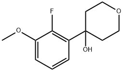 4-(2-fluoro-3-methoxyphenyl)tetrahydro-2H-pyran-4-ol Structure