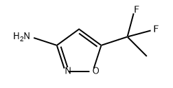 3-Isoxazolamine, 5-(1,1-difluoroethyl)- 化学構造式