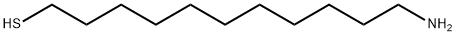 11-(ω-mercapto)-undecanylamine Structure