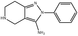 2H-Pyrazolo[4,3-c]pyridin-3-amine, 4,5,6,7-tetrahydro-2-phenyl-,1556449-06-9,结构式