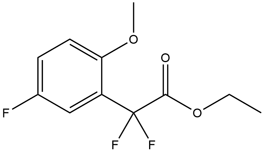 Ethyl α,α,5-trifluoro-2-methoxybenzeneacetate|