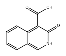 4-Isoquinolinecarboxylic acid, 2,3-dihydro-3-oxo- 化学構造式