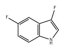 3,5-二氟-1H-吲哚, 1557400-57-3, 结构式