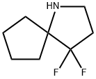 4,4-difluoro-1-azaspiro[4.4]nonane hydrochloride Structure