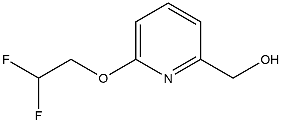 6-(2,2-Difluoroethoxy)-2-pyridinemethanol Structure