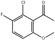Ethanone, 1-(2-chloro-3-fluoro-6-methoxyphenyl)-,1557965-78-2,结构式